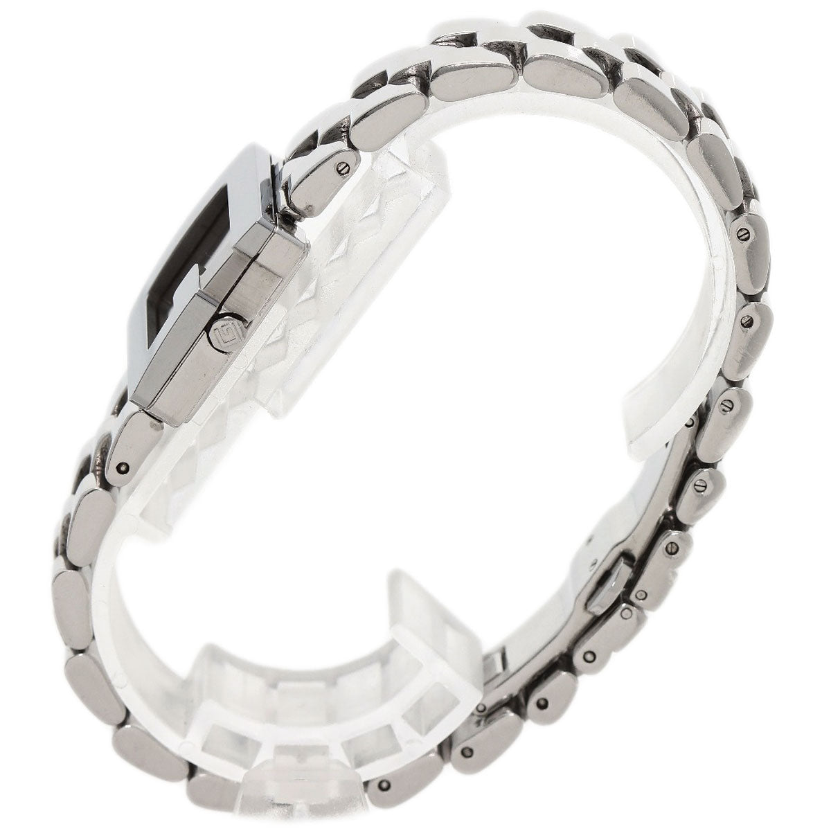 GUCCI Watches Quartz 3600L Stainless Steel , Stainless Steel Silver G logo black dial Women Used