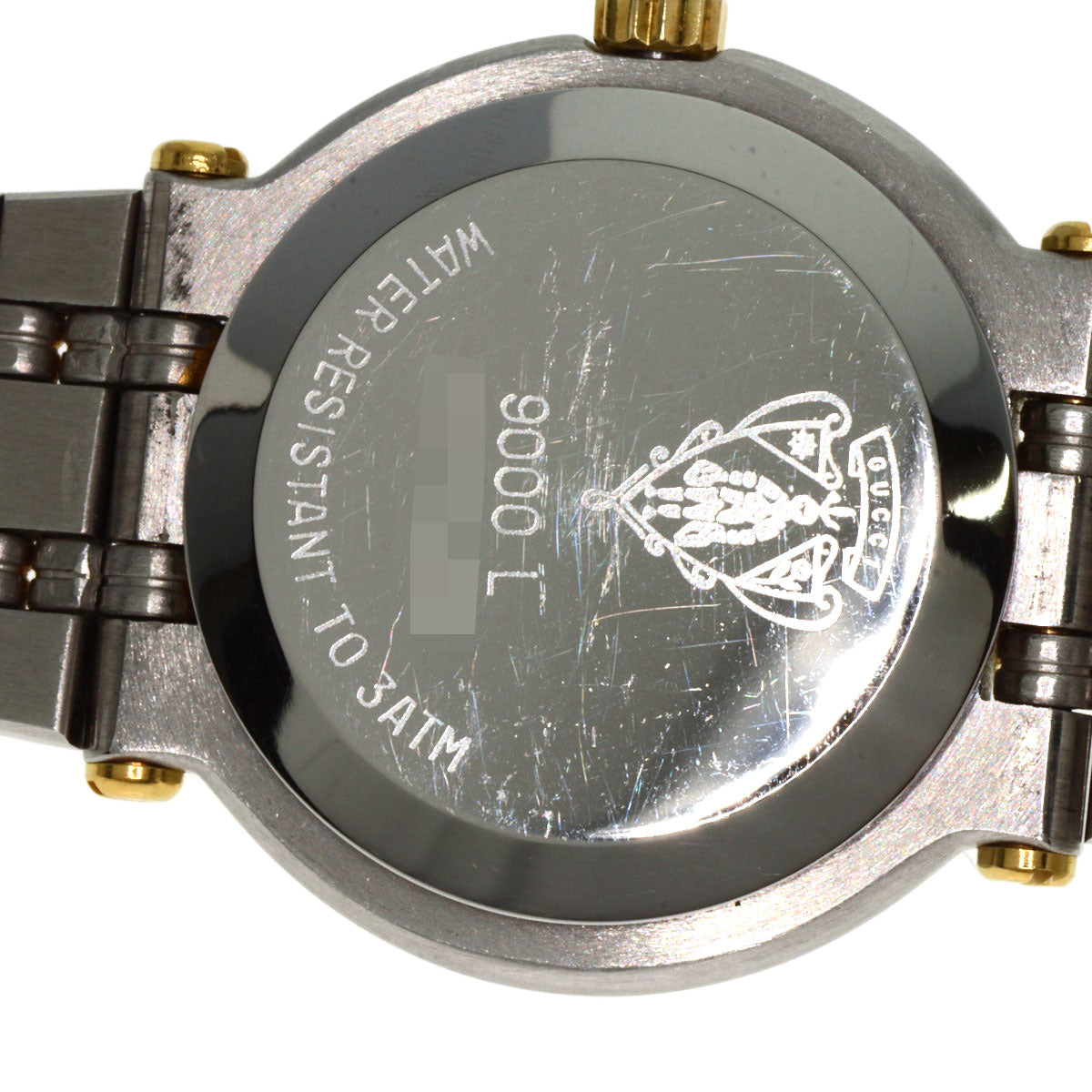 GUCCI Watches Quartz 9000L Stainless Steel , SSxGP , Gold Plated gold Round face Ivory dial Women Used