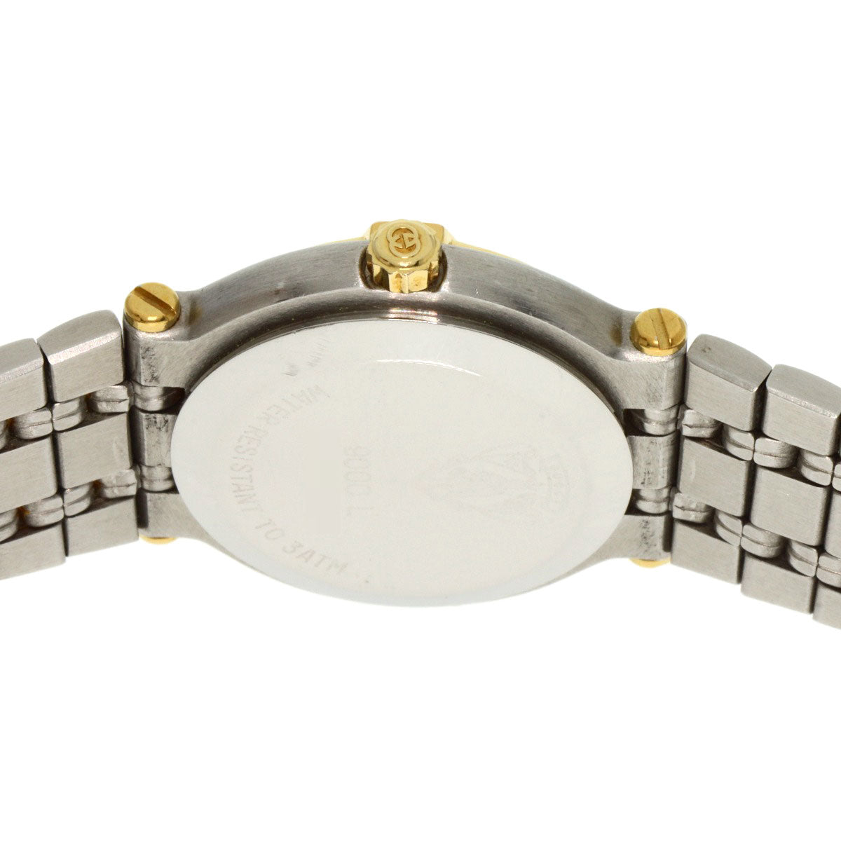 GUCCI Watches Quartz 9000L Stainless Steel , SSxGP , Gold Plated gold Round face Ivory dial Women Used