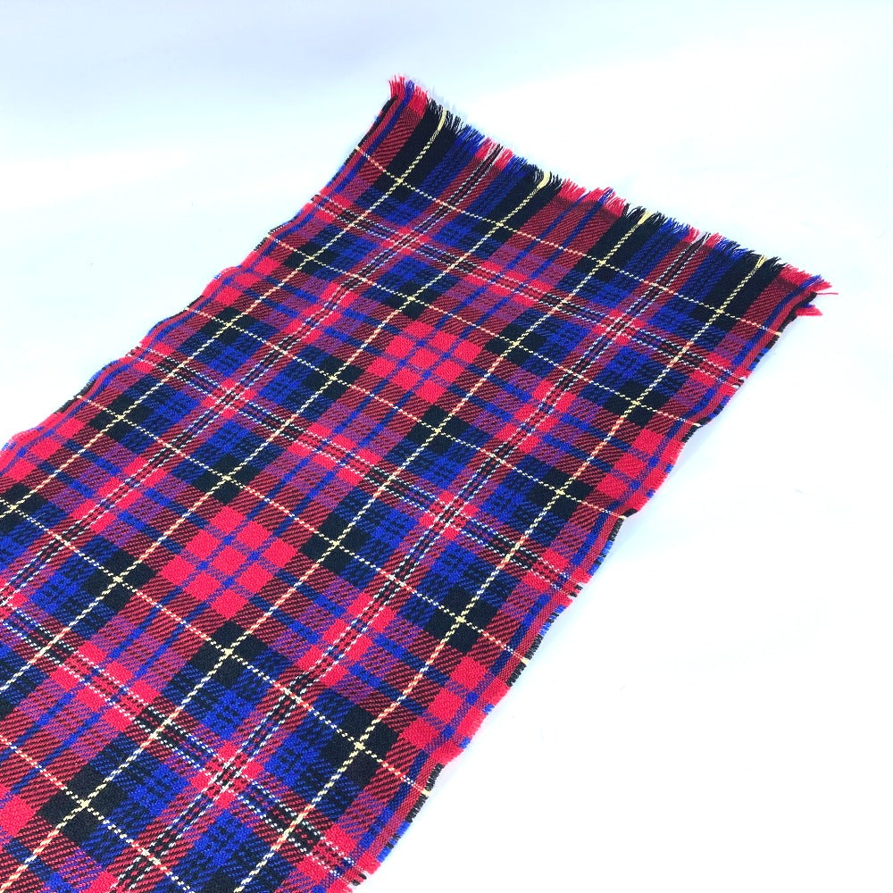 GUCCI Scarf wool Red Check BEE Bee