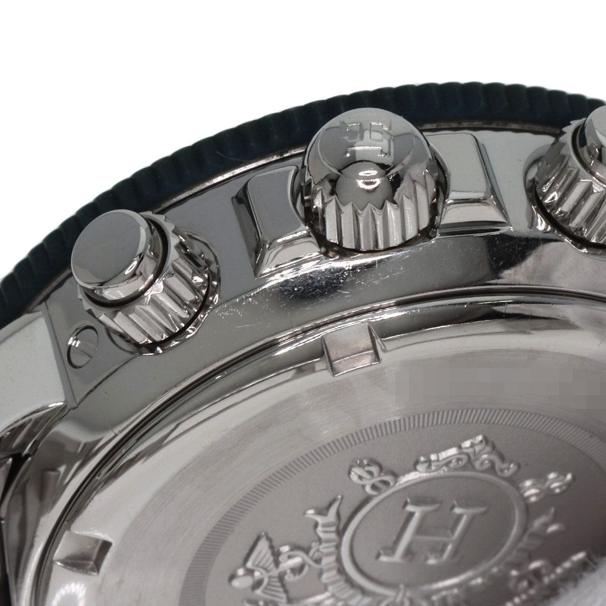 HERMES Watches Quartz CL2.317 Stainless Steel , Stainless Steel Silver Clipper diver blue dial Boys Used