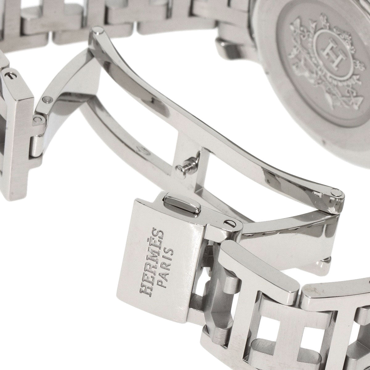HERMES Watches Quartz CL2.317 Stainless Steel , Stainless Steel Silver Clipper diver blue dial Boys Used