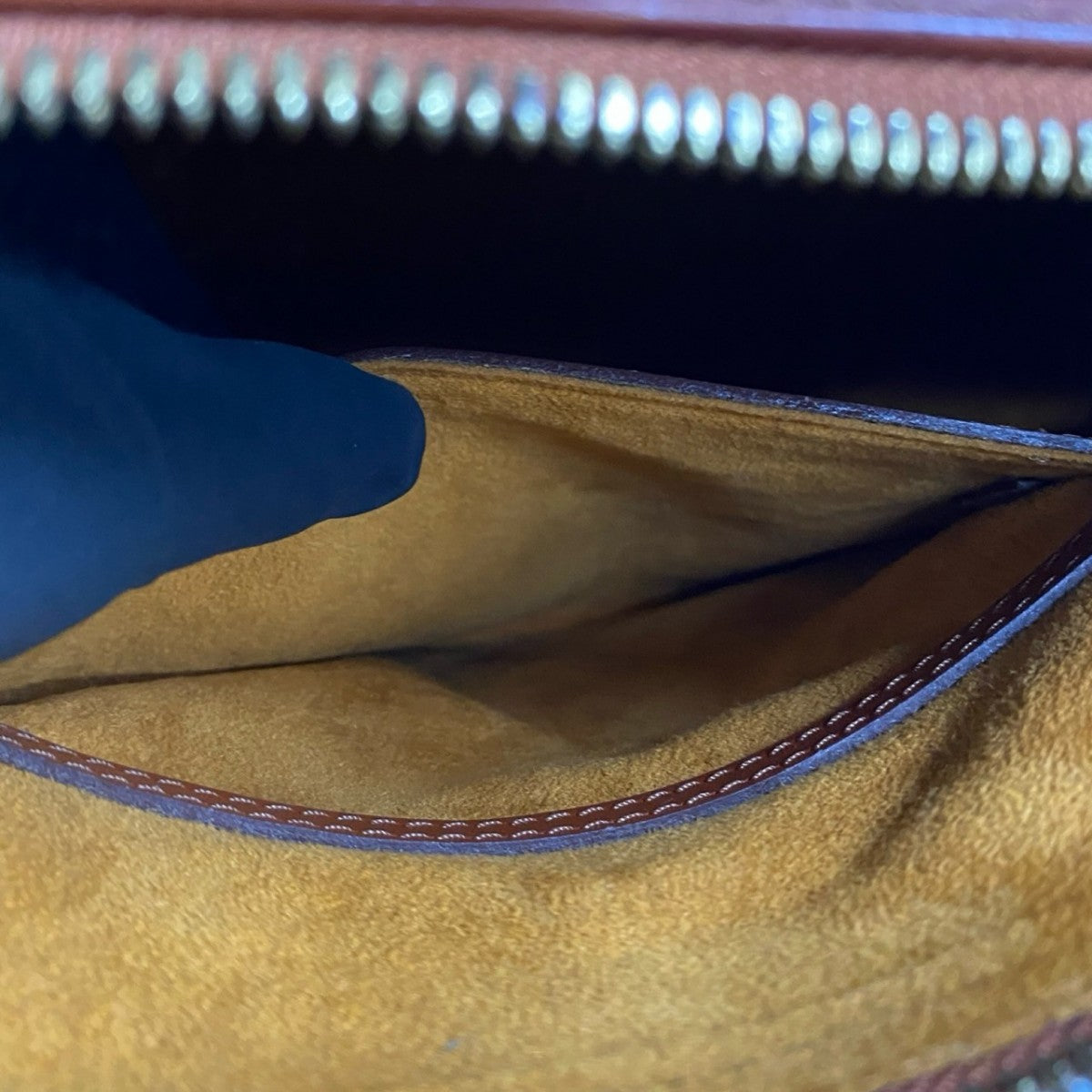 LOUIS VUITTON Handbag Epi Leather Brown Epi Alma