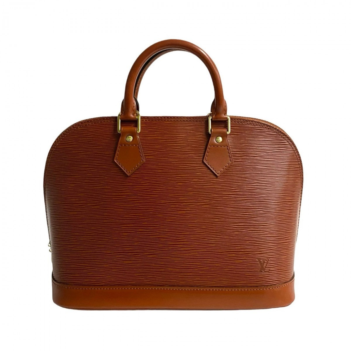 LOUIS VUITTON Handbag Epi Leather Brown Epi Alma