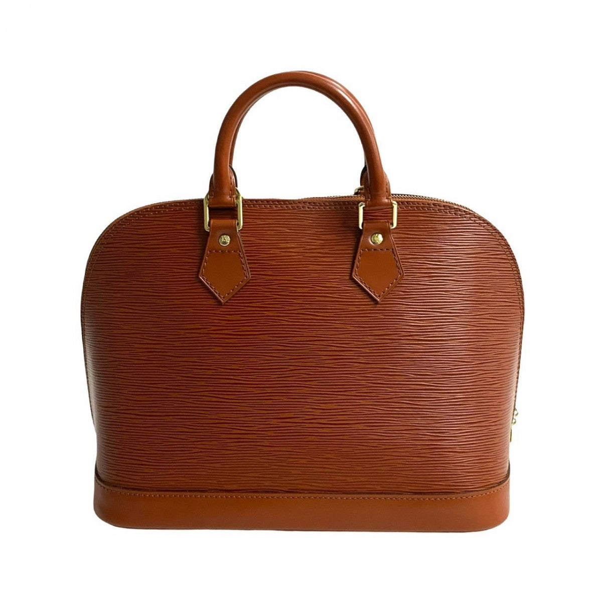 LOUIS VUITTON Handbag Epi Leather Brown Epi Alma
