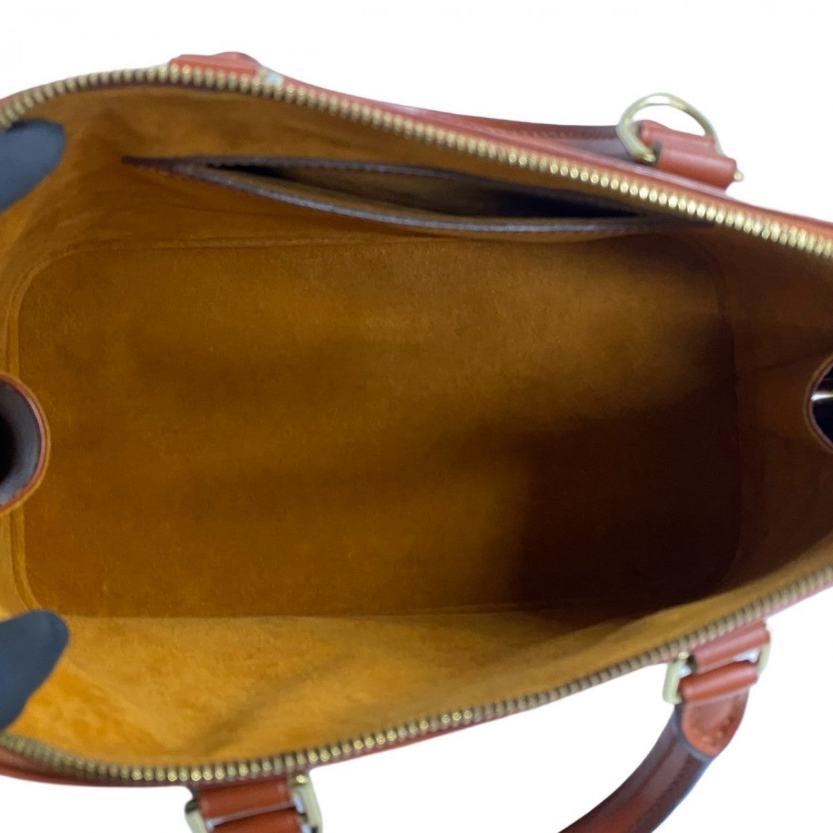 LOUIS VUITTON Handbag Epi Leather Brown Epi Alma