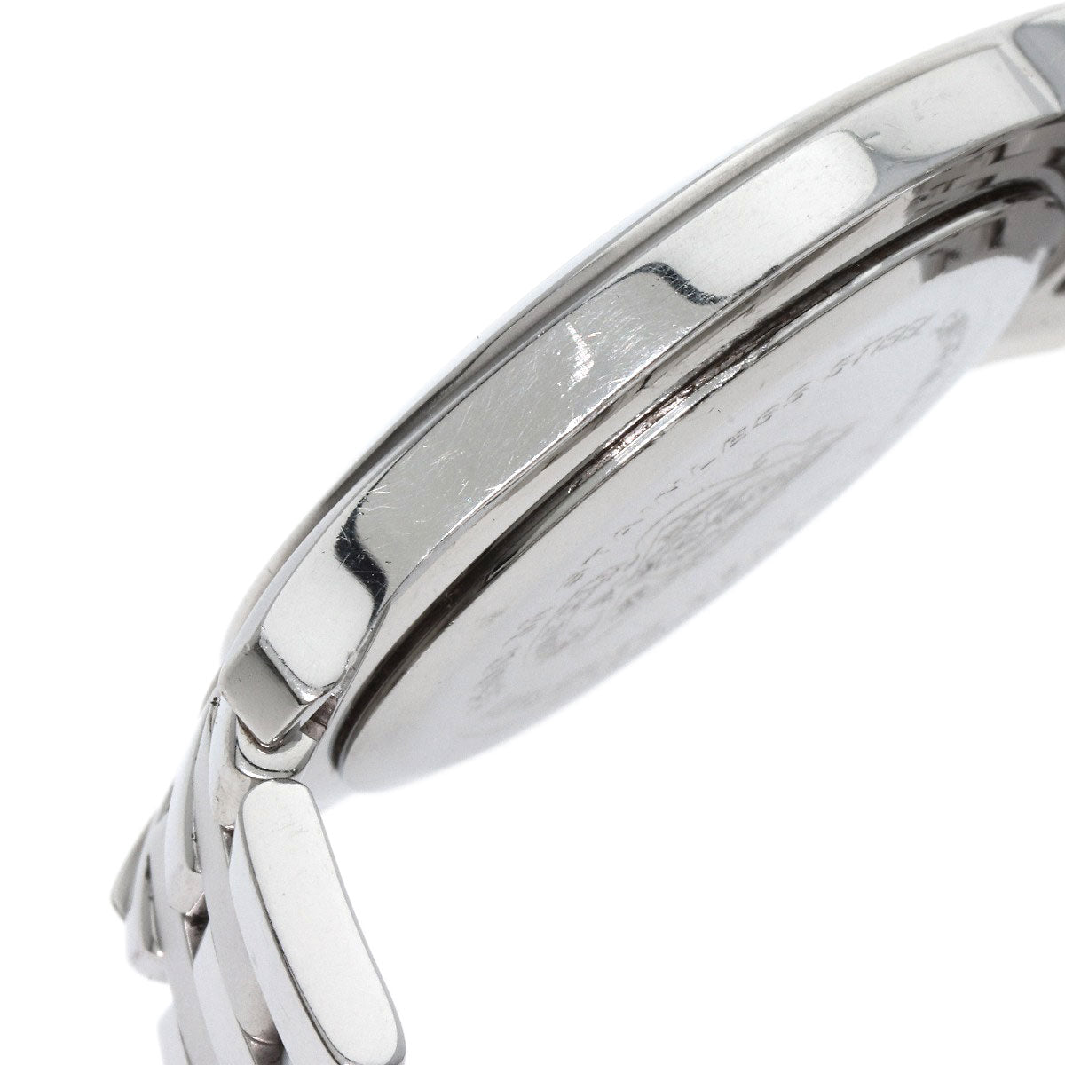 GUCCI Watches Quartz 5500M Stainless Steel , Stainless Steel Silver Round face Silver dial mens Used