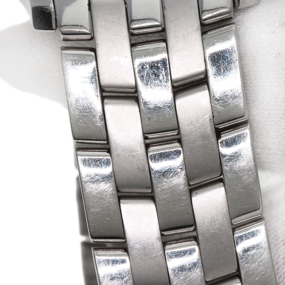 GUCCI Watches Quartz 5500M Stainless Steel , Stainless Steel Silver Round face Silver dial mens Used