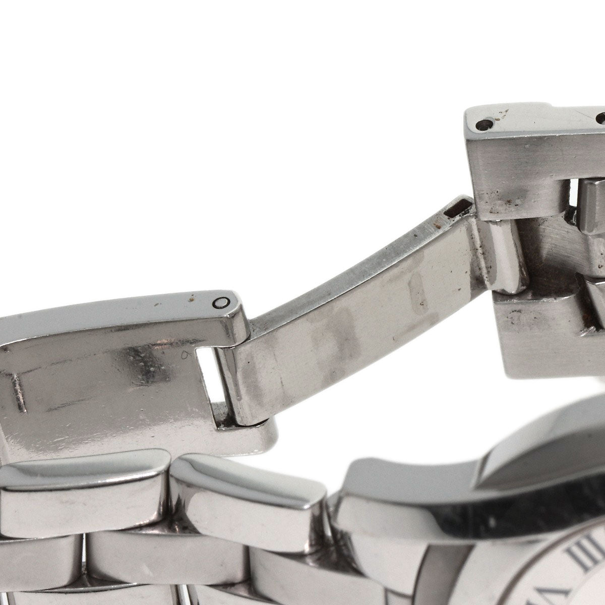 GUCCI Watches Quartz 5500M Stainless Steel , Stainless Steel Silver Round face Silver dial mens Used