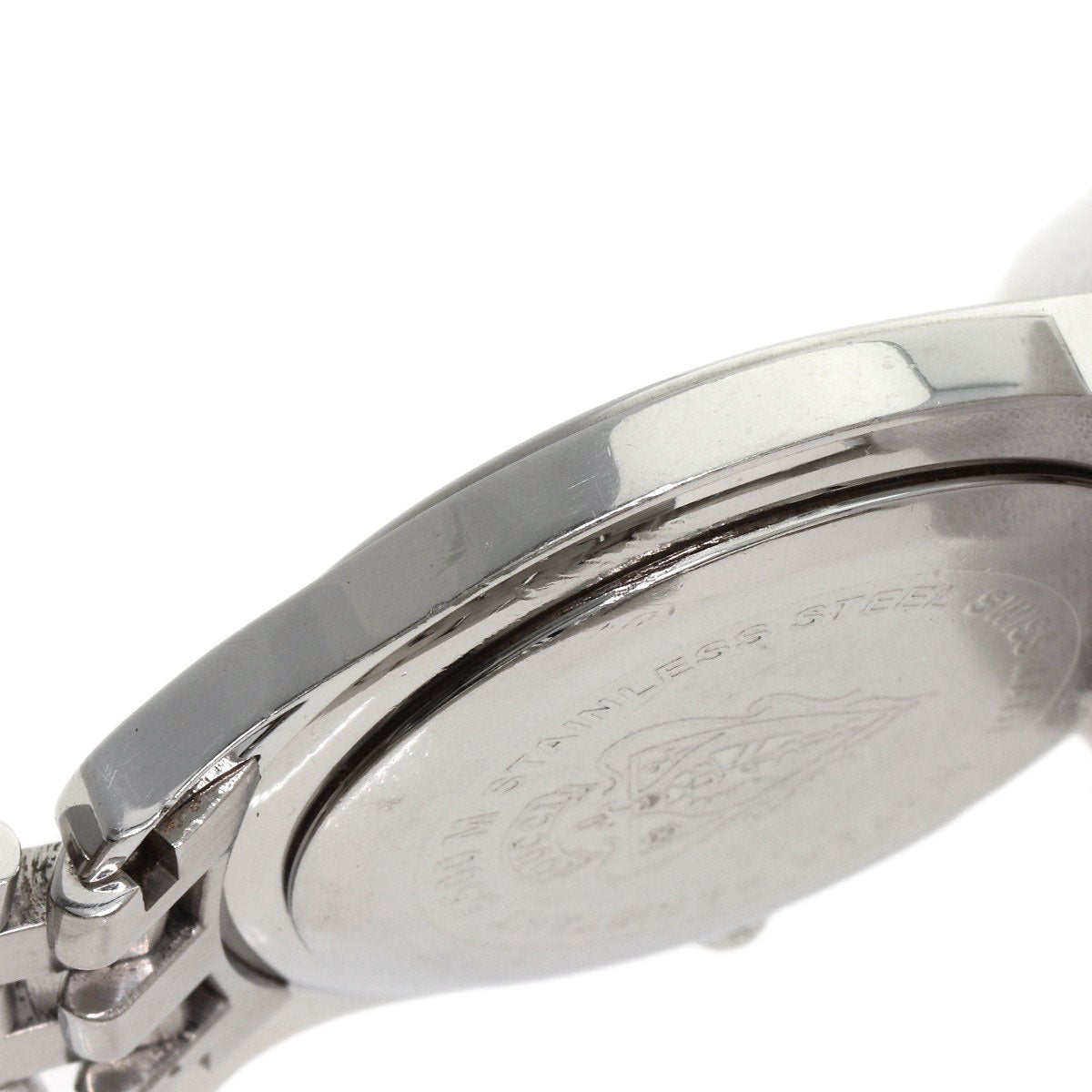 GUCCI Watches Quartz 5500M Stainless Steel , Stainless Steel Silver Round face Silver dial mens Used