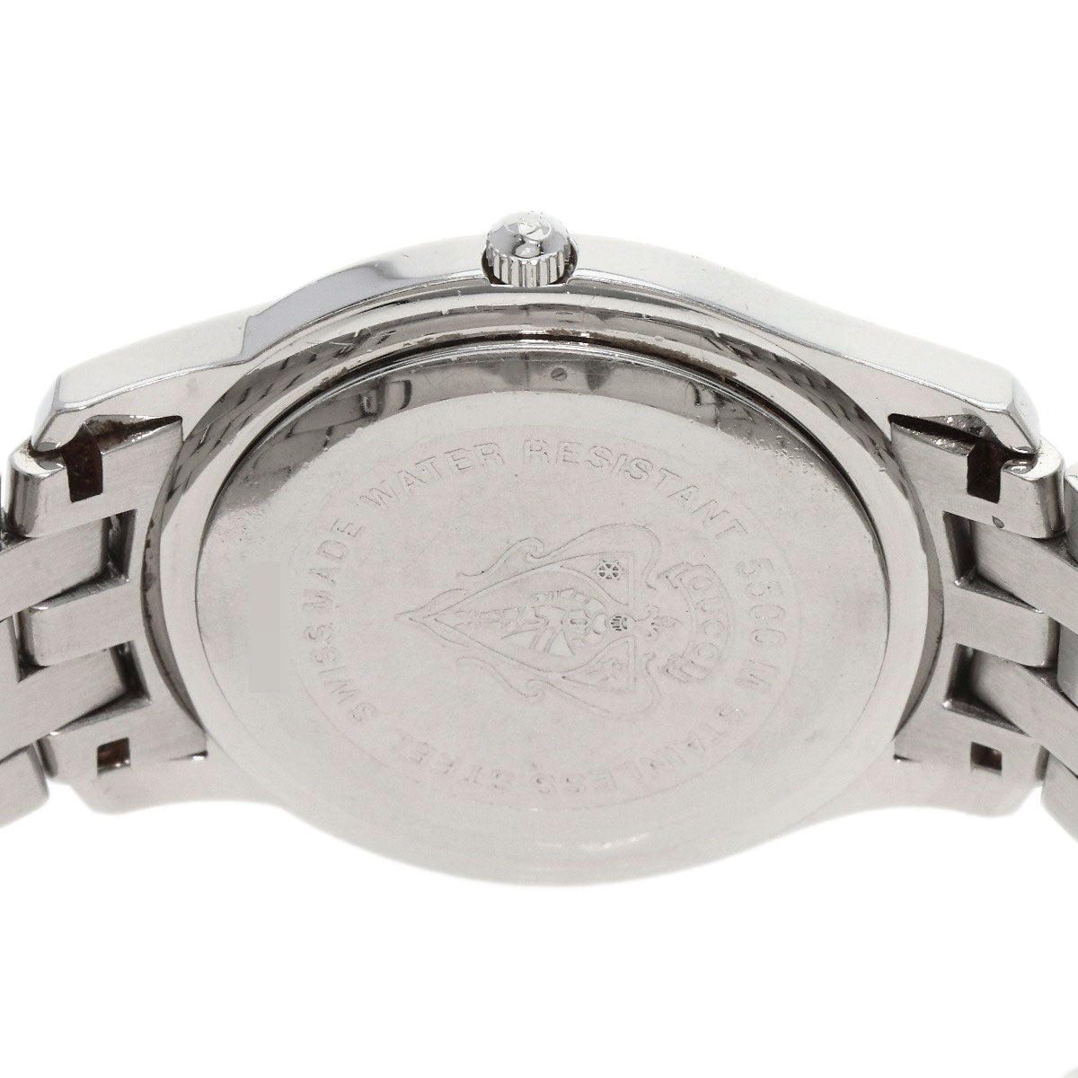 GUCCI Watches Quartz 5500M Stainless Steel , Stainless Steel Silver Round face Silver dial mens Used