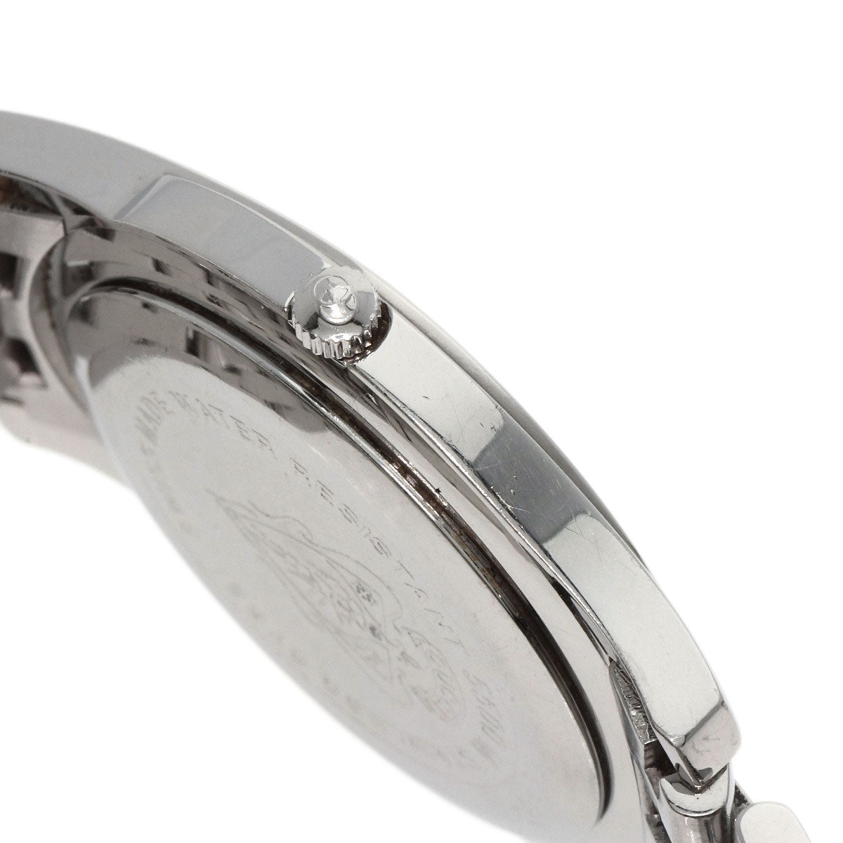GUCCI Watches Quartz 5500M Stainless Steel , Stainless Steel Silver Round face Silver dial mens Used