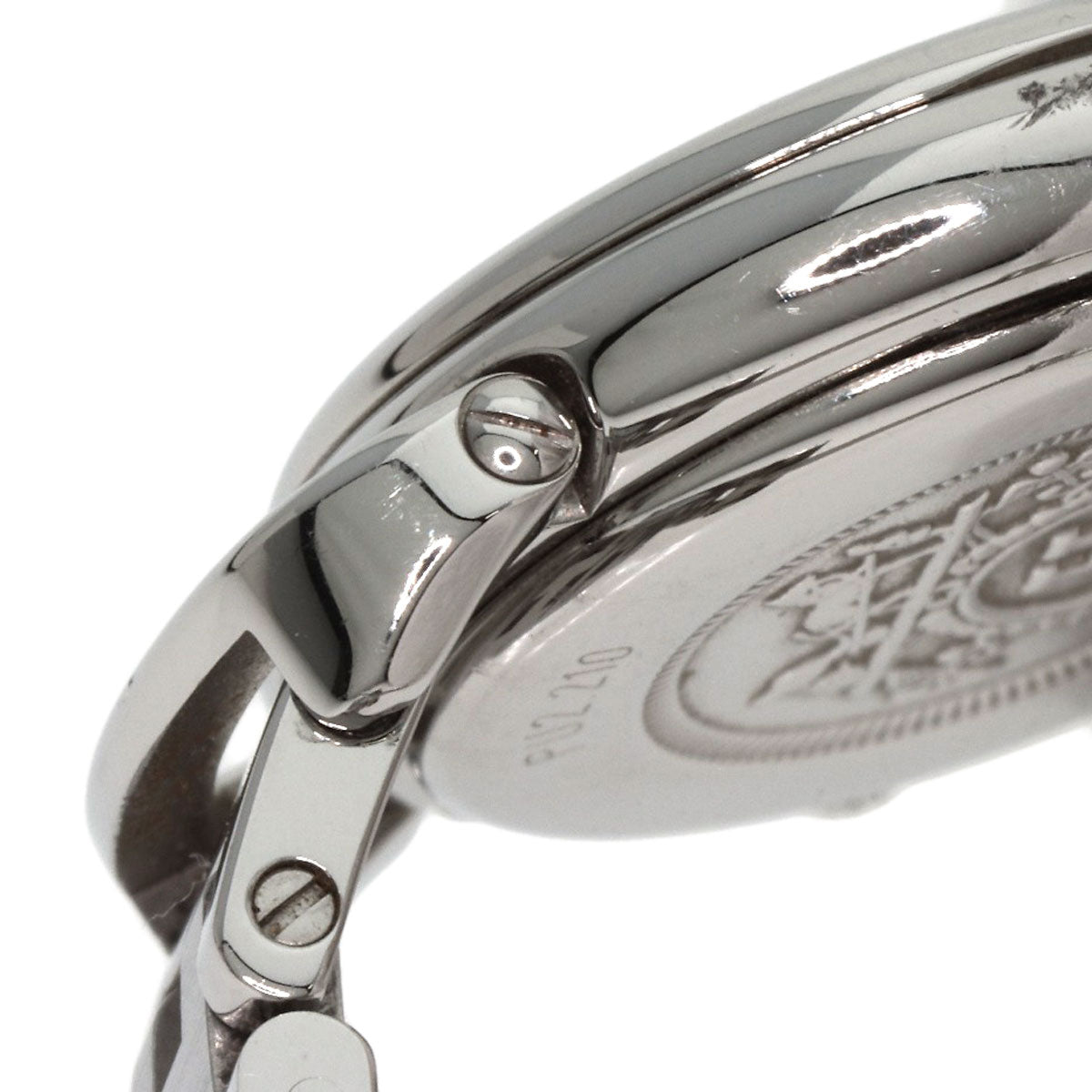 HERMES Watches Quartz PU2.210 Stainless Steel , Stainless Steel Silver Pullman white dial Women Used