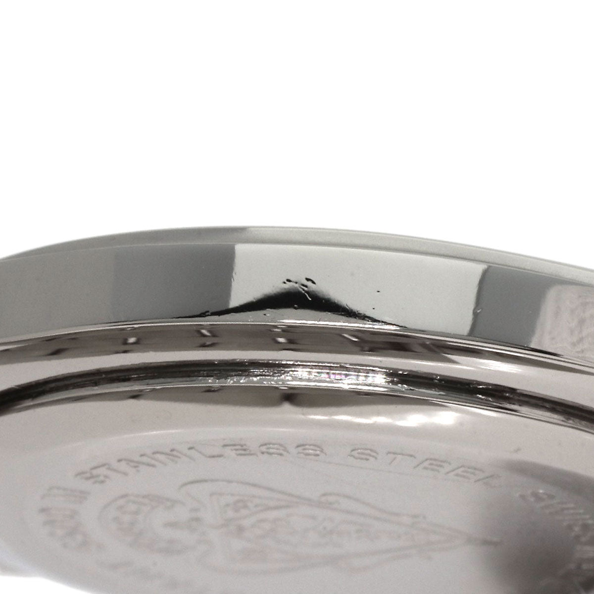 GUCCI Watches Quartz 5500M Stainless Steel , Stainless Steel Silver Round face Silver dial mens Used