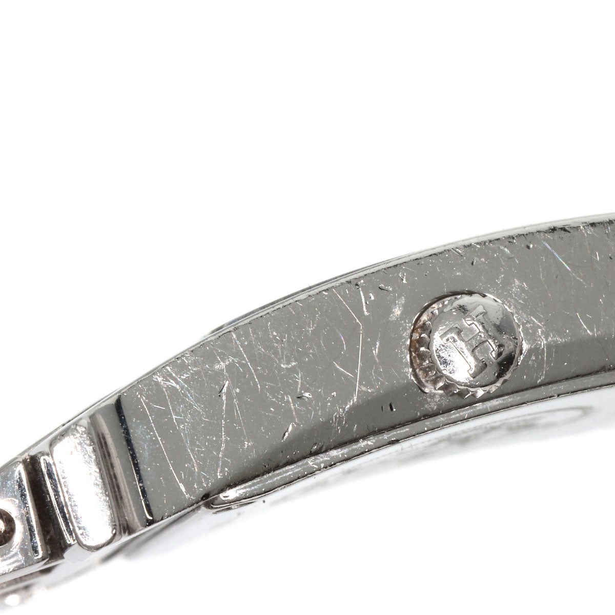 HERMES Watches Quartz HH1.210 Stainless Steel , Stainless Steel Silver H watch Silver dial Women Used
