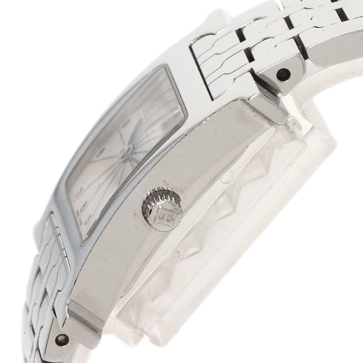 HERMES Watches Quartz HH1.210 Stainless Steel , Stainless Steel Silver H watch Silver dial Women Used