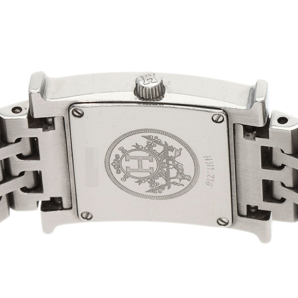 HERMES Watches Quartz HH1.210 Stainless Steel , Stainless Steel Silver H watch Silver dial Women Used