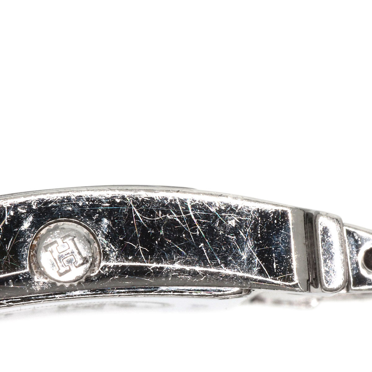 HERMES Watches Quartz HH1.210 Stainless Steel , Stainless Steel Silver H watch Silver dial Women Used