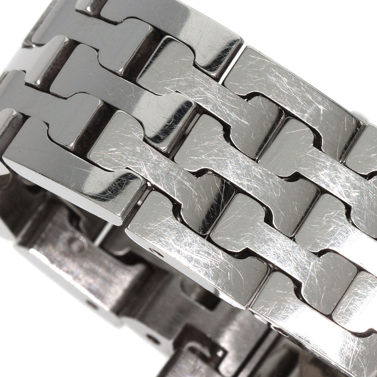 HERMES Watches Quartz HH1.210 Stainless Steel , Stainless Steel Silver H watch black dial Women Used