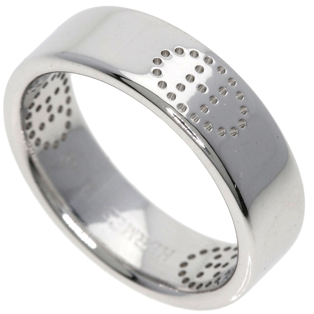 HERMES Ring K18WG Silver Evelyn Ring #49
