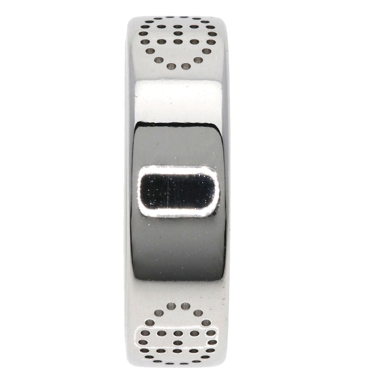 HERMES Ring K18WG Silver Evelyn Ring #49