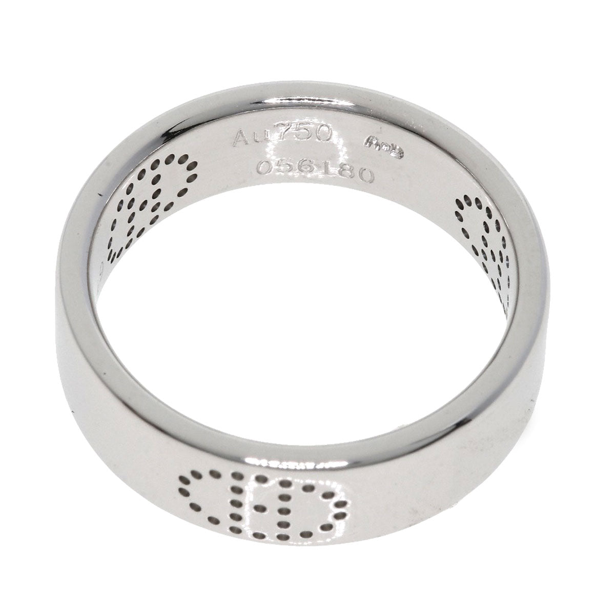 HERMES Ring K18WG Silver Evelyn Ring #49