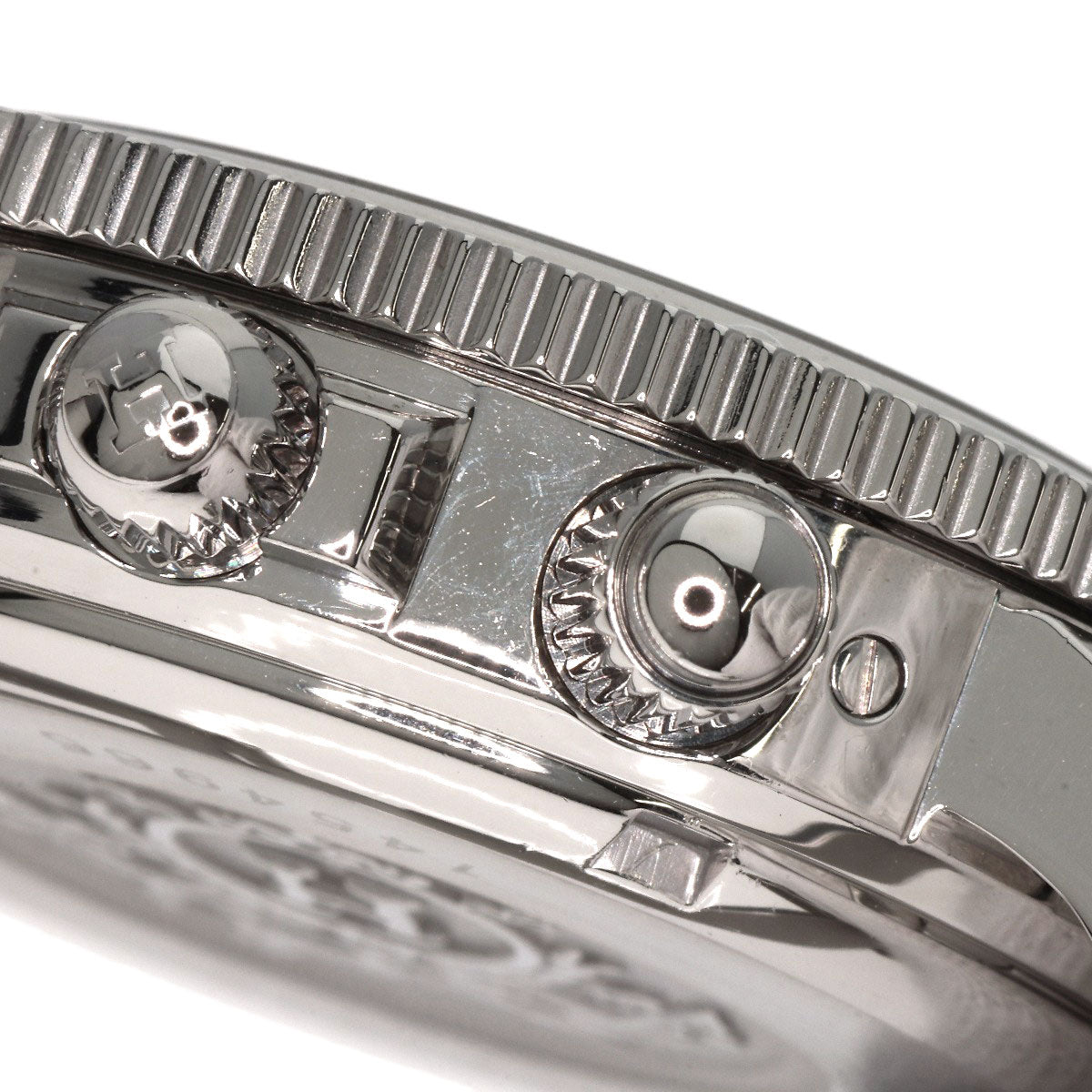 HERMES Watches Quartz CL2.910 Stainless Steel , Stainless Steel Silver Clipper Diver Chronograph black dial mens Used