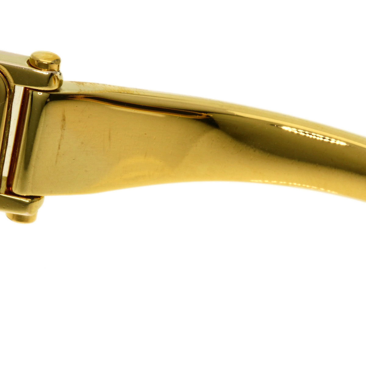 GUCCI Watches Quartz Gold Plated , Gold Plated gold 1500L White shell dial Women Used