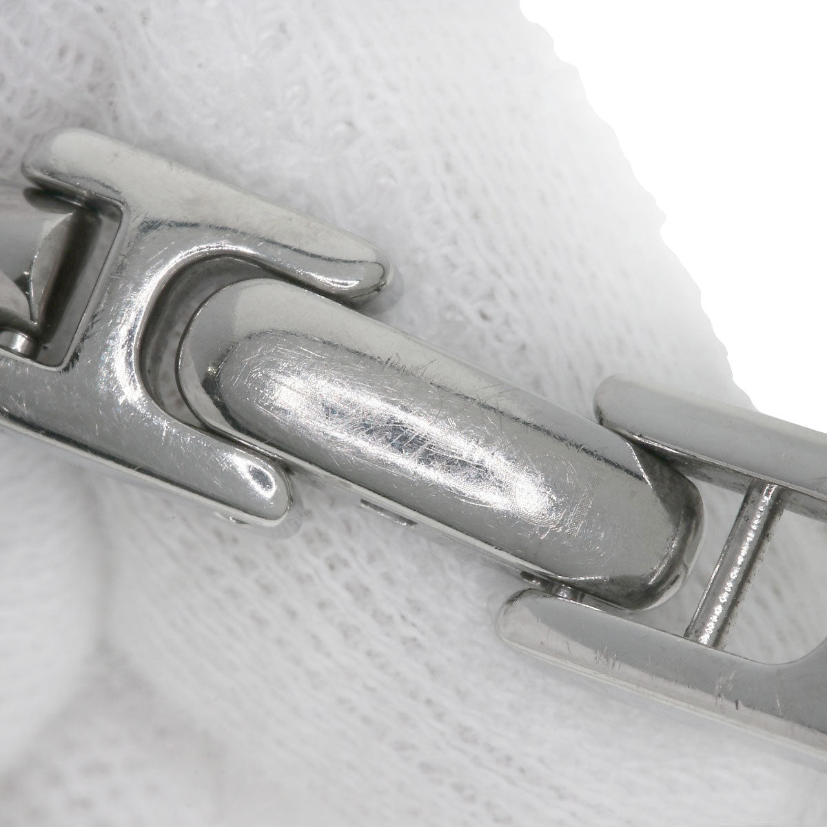 GUCCI Watches Quartz 1900L Stainless Steel , Stainless Steel Silver Square face Silver dial Women Used