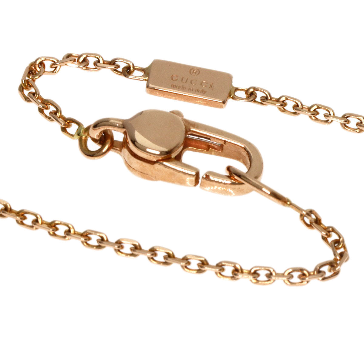 GUCCI Necklace 18K Pink Gold gold Separate cloth Women Used