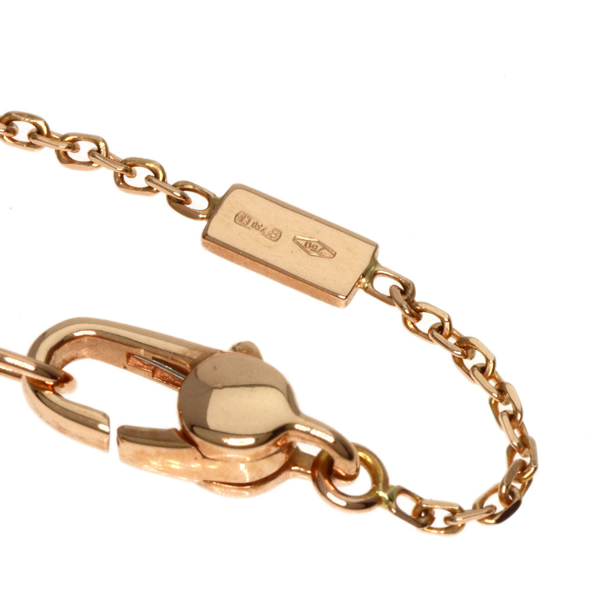 GUCCI Necklace 18K Pink Gold gold Separate cloth Women Used