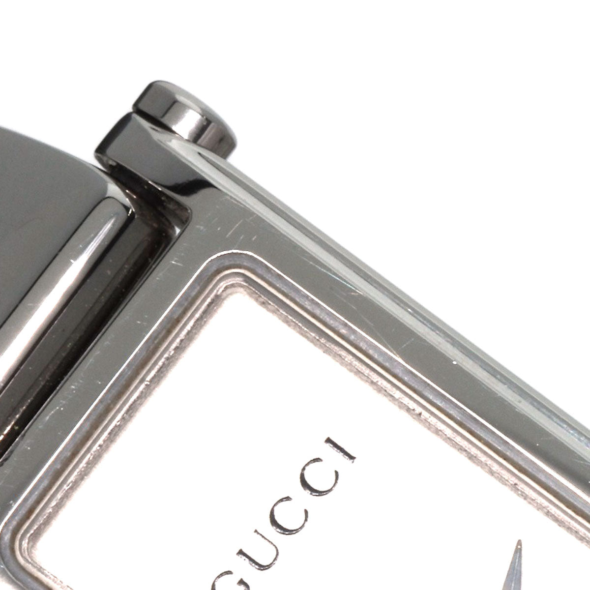 GUCCI Watches Quartz 1500L Stainless Steel , Stainless Steel Silver Square face Silver dial Women Used
