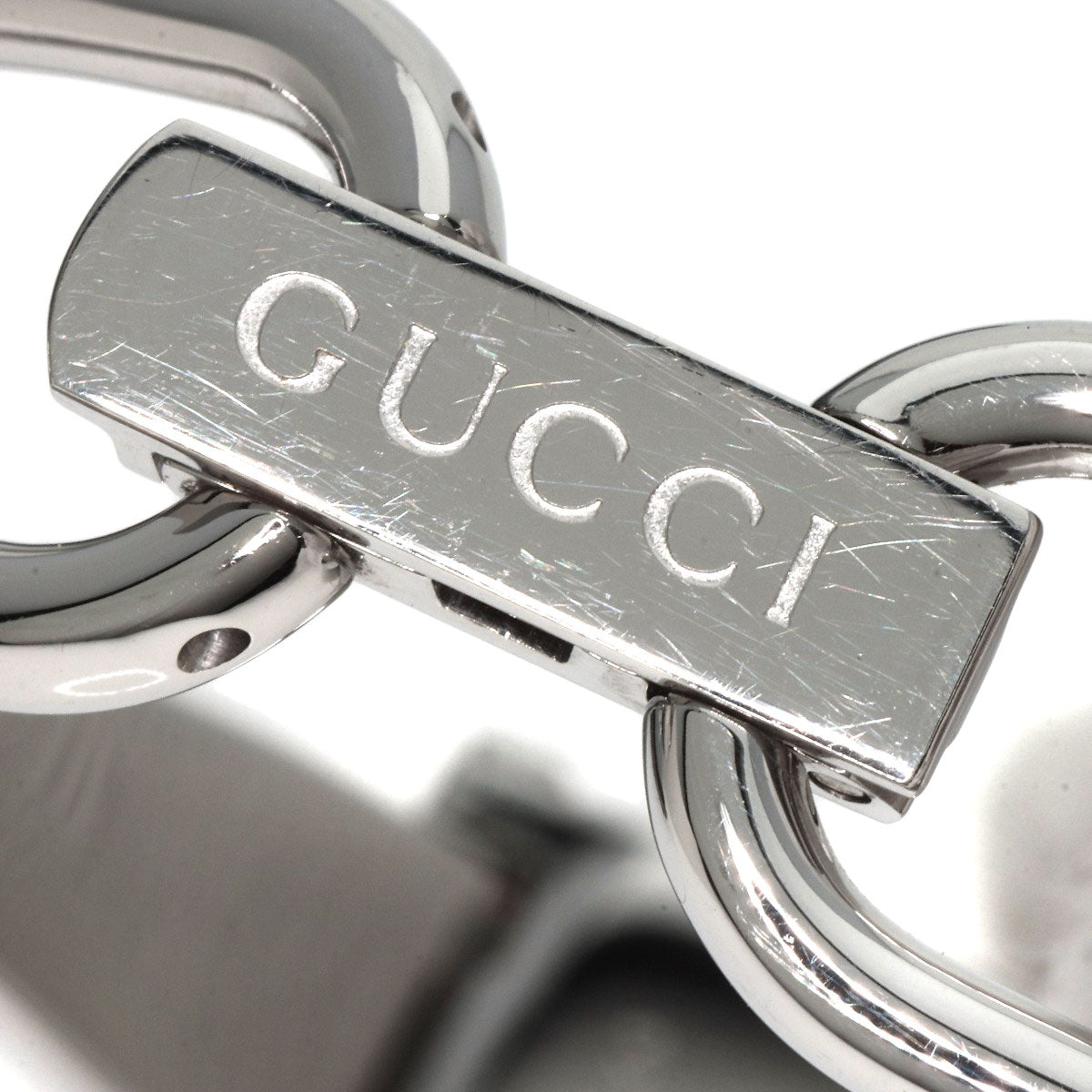 GUCCI Watches Quartz 1500L Stainless Steel , Stainless Steel Silver Square face Silver dial Women Used