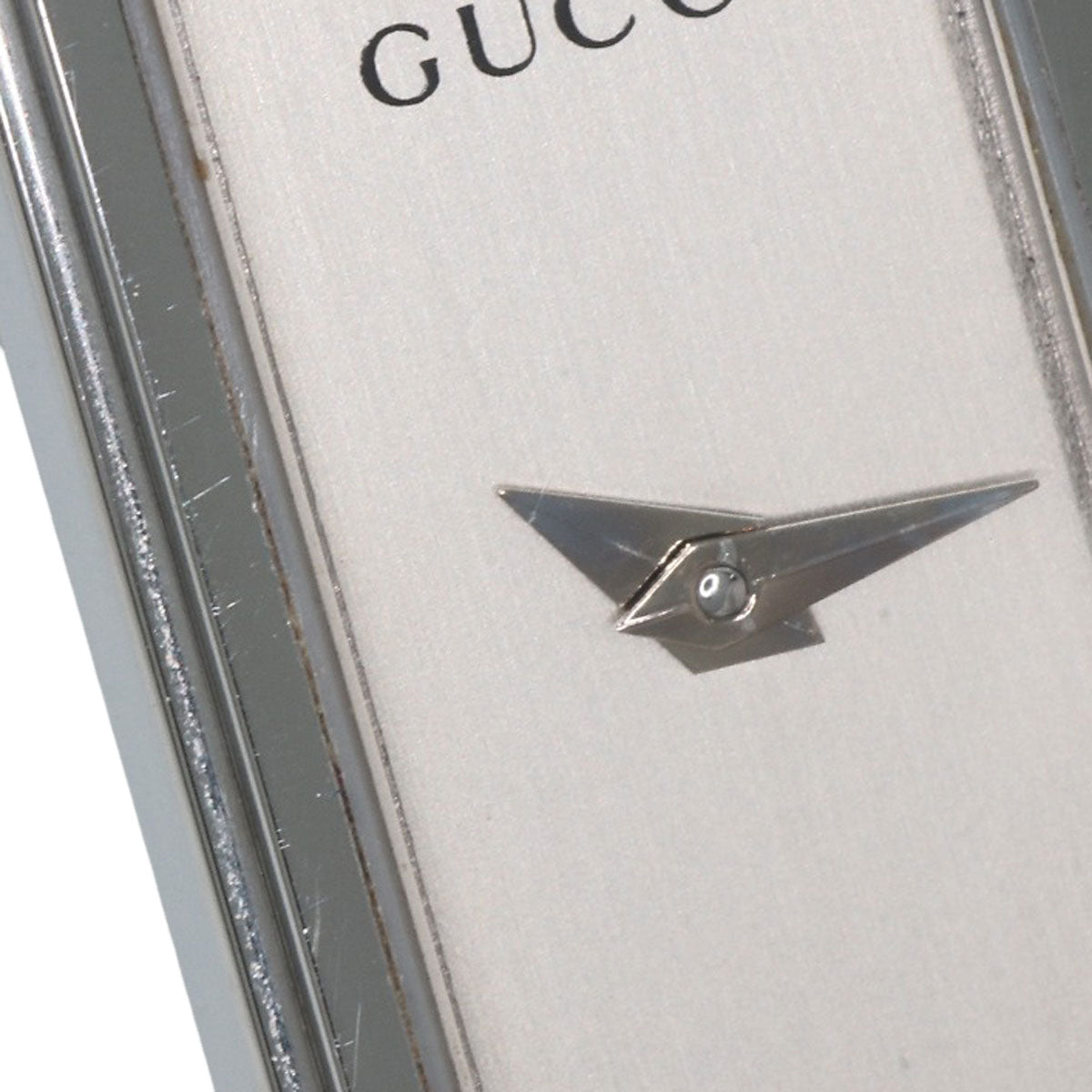 GUCCI Watches Quartz 1500L Stainless Steel , Stainless Steel Silver Square face Silver dial Women Used