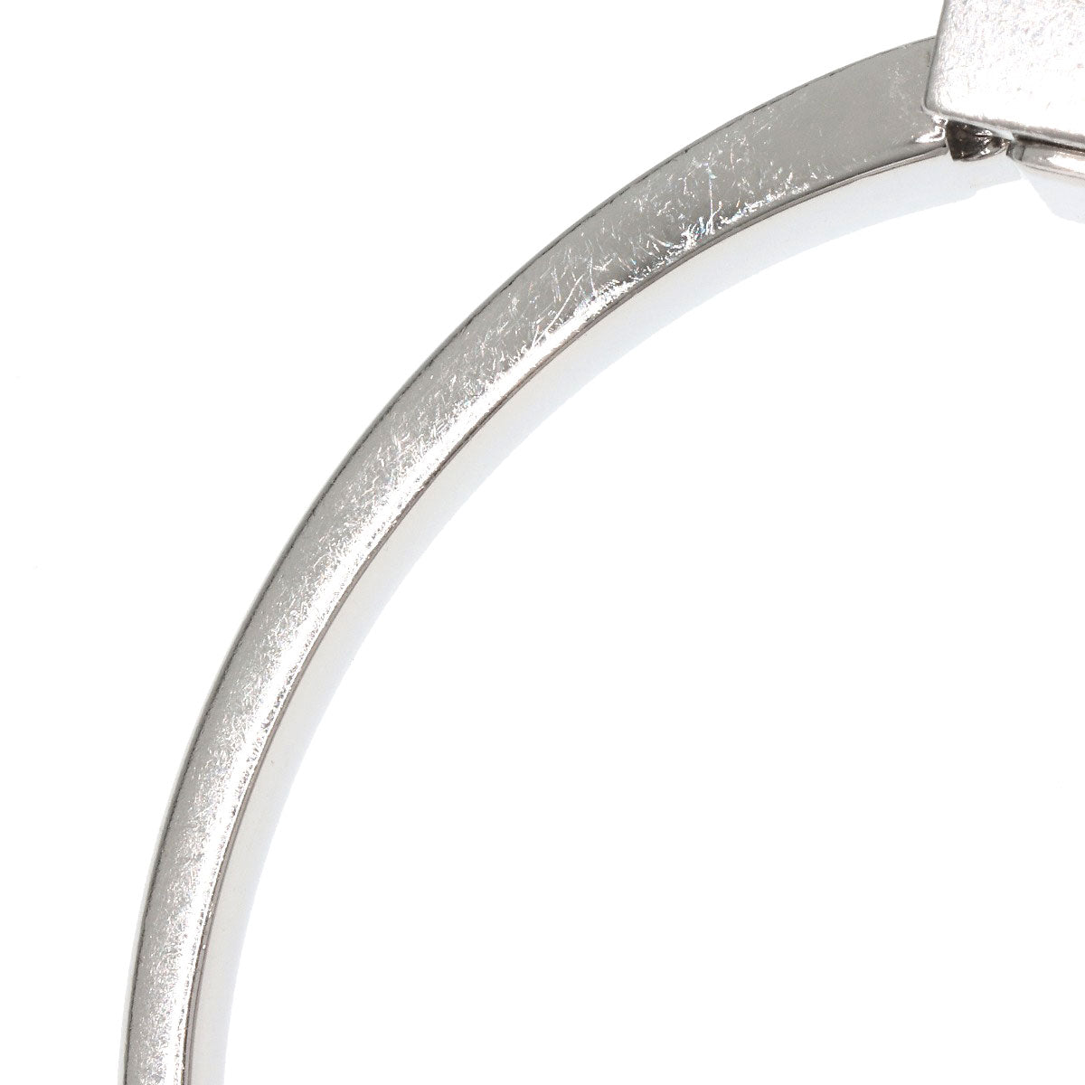 GUCCI Watches Quartz 127.5 Stainless Steel Silver Square Face Bezel Diamond mirror dial