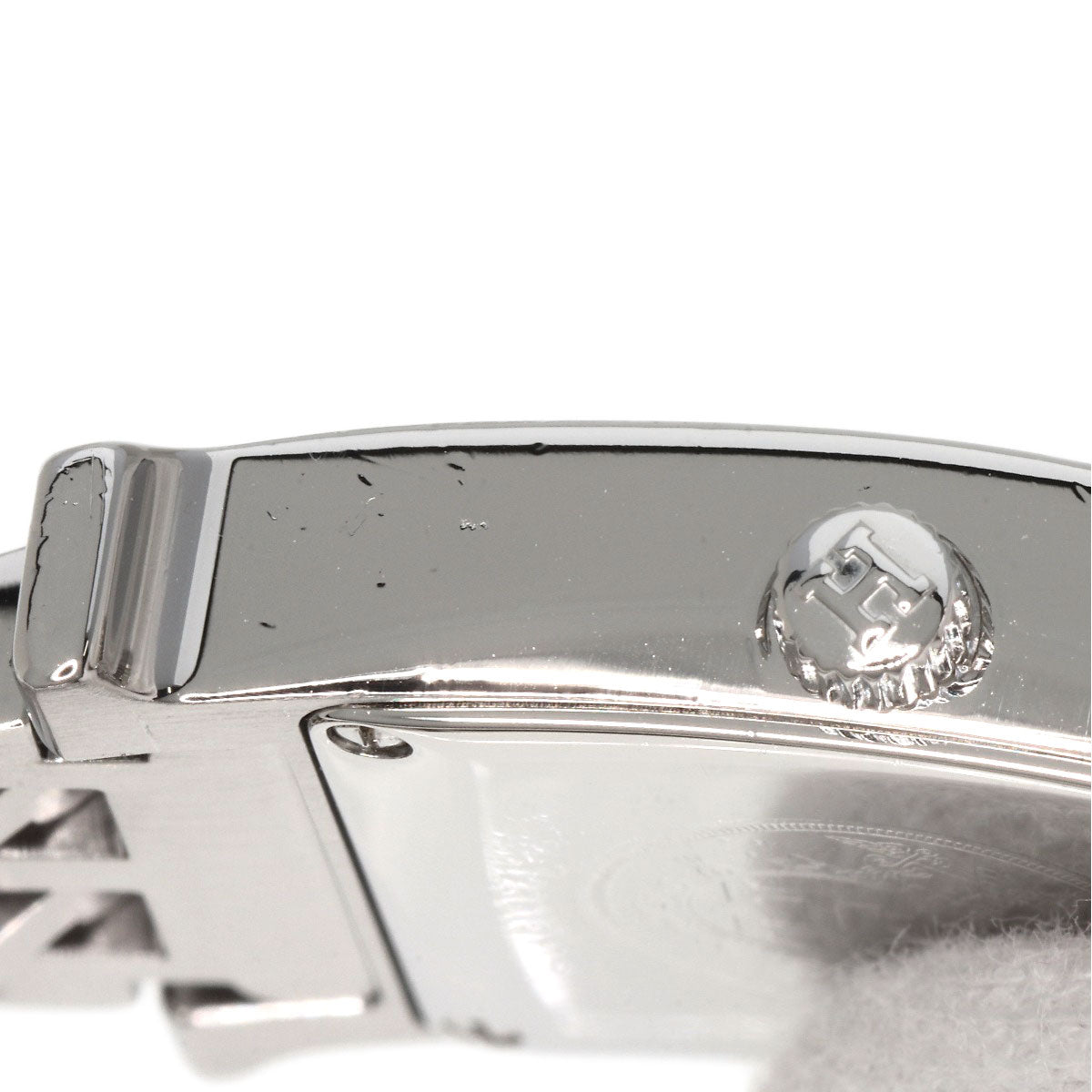 HERMES Watches Quartz HH1.210 Stainless Steel Silver H watch black dial