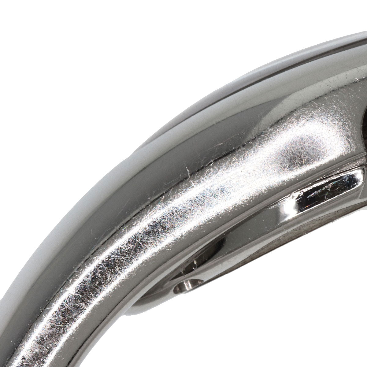 GUCCI Watches Quartz YA103526 Stainless Steel , Stainless Steel Silver Horsebit bangle white dial Women Used