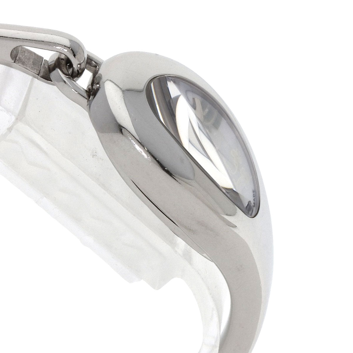 GUCCI Watches Quartz YA103526 Stainless Steel , Stainless Steel Silver Horsebit bangle white dial Women Used