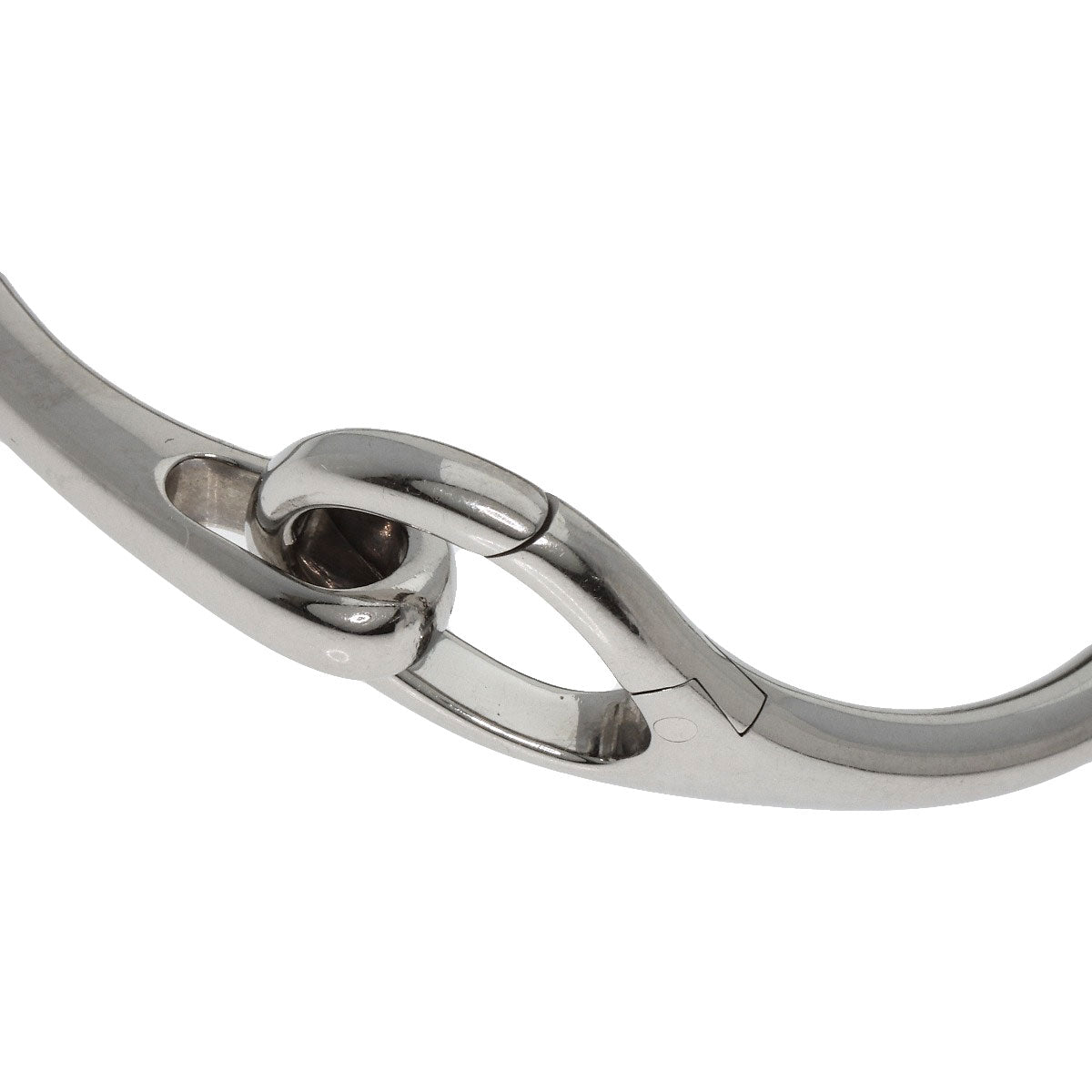 GUCCI Watches Quartz YA103526 Stainless Steel , Stainless Steel Silver Horsebit bangle white dial Women Used
