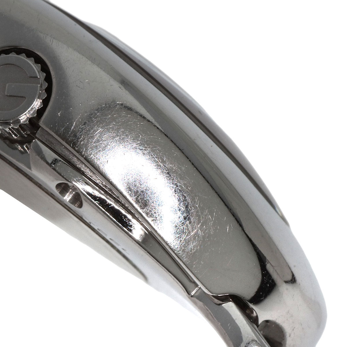 GUCCI Watches Quartz YA103526 Stainless Steel , Stainless Steel Silver Horsebit bangle white dial Women Used