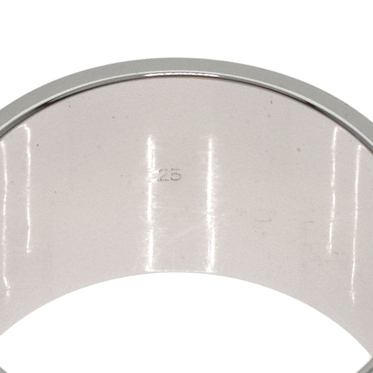 GUCCI Ring K18WG Silver Icon wide # 25 Women Used