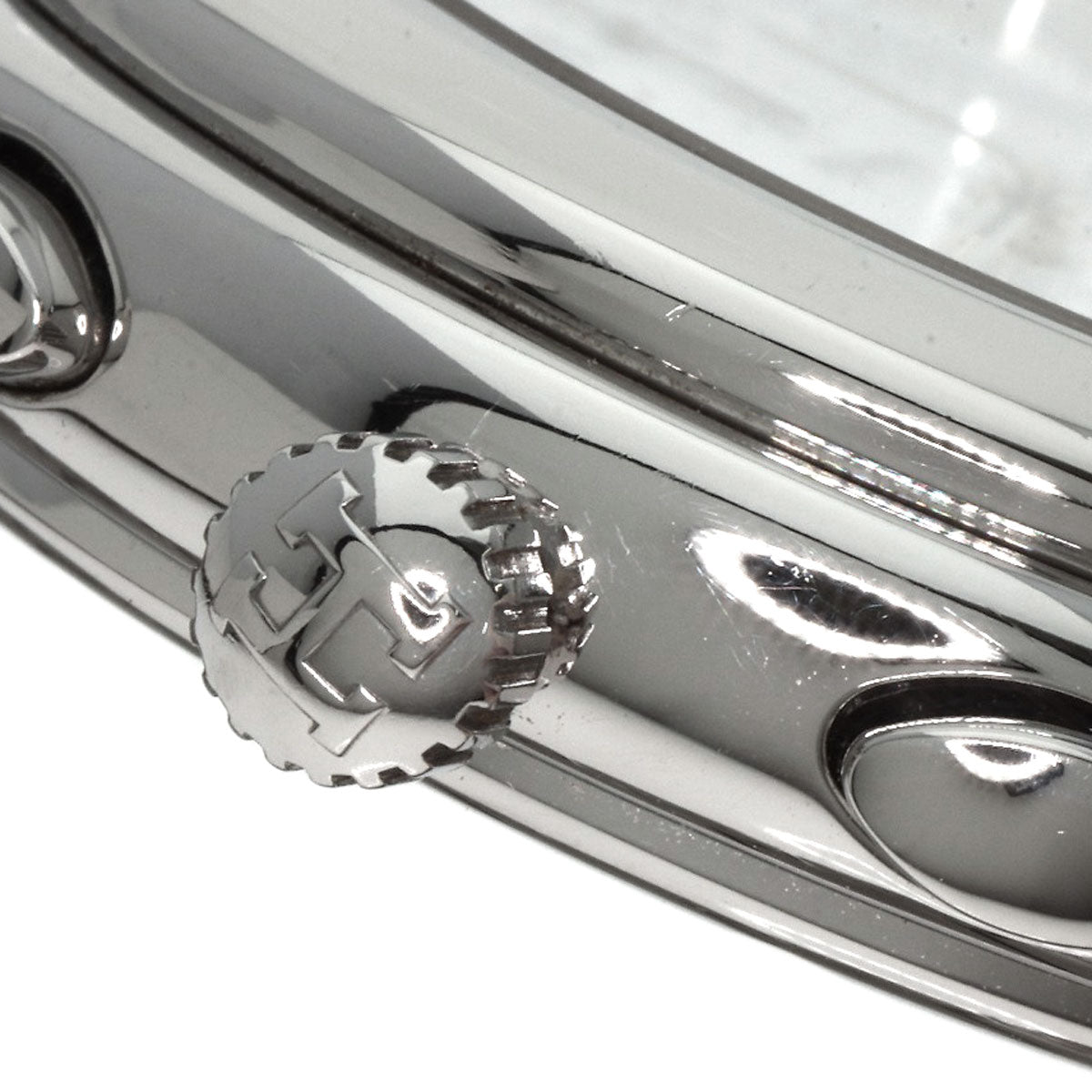 HERMES Watches Mechanical Automatic KP1.910 Stainless Steel , Stainless Steel Silver Ke Plat white dial mens Used