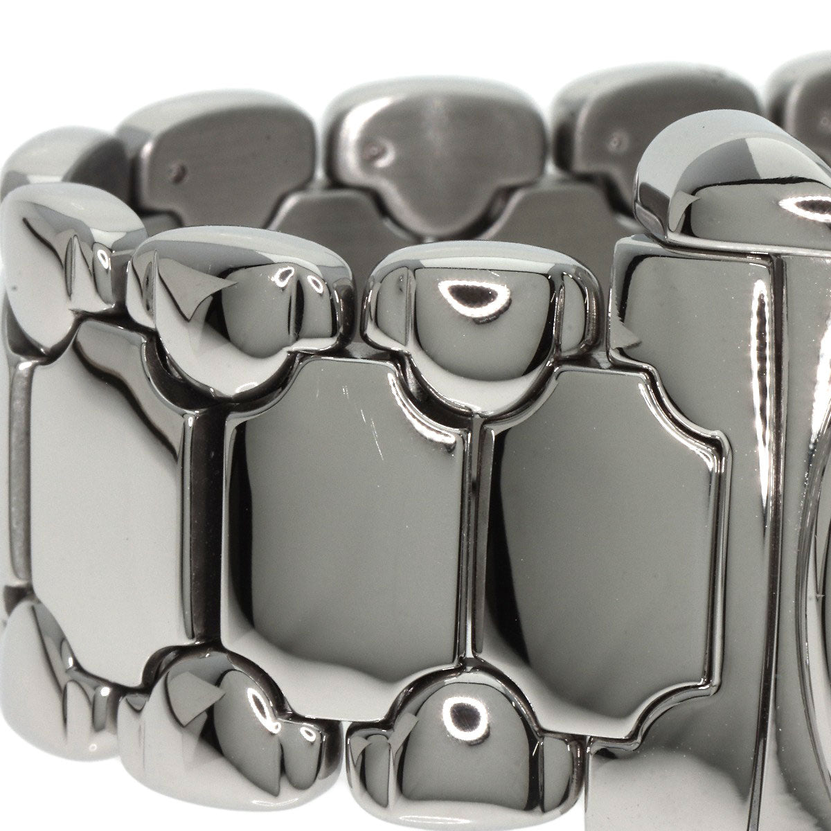 HERMES Watches Mechanical Automatic KP1.910 Stainless Steel , Stainless Steel Silver Ke Plat white dial mens Used