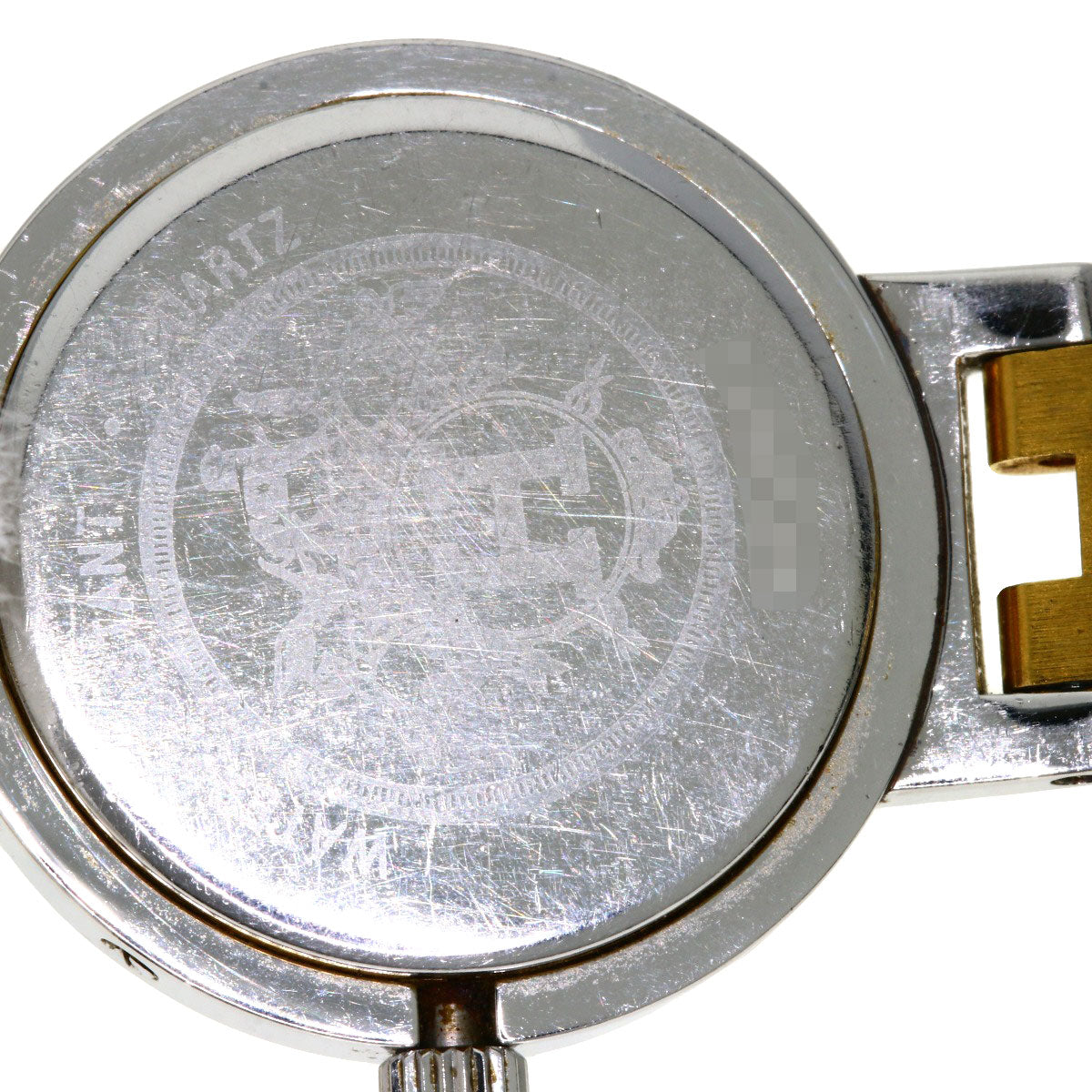 HERMES Watches Quartz Stainless Steel , SSxGP gold Clipper white dial Women Used