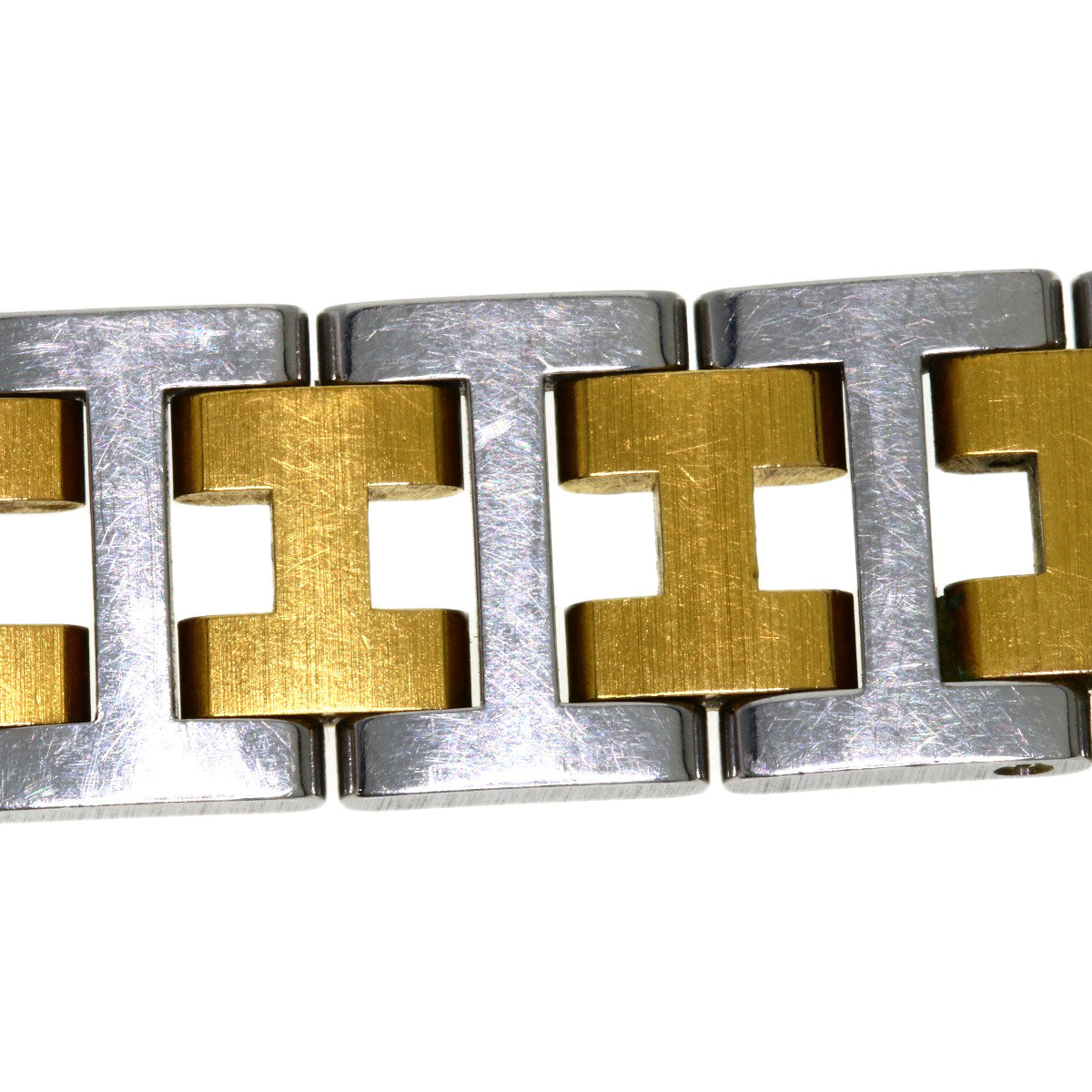 HERMES Watches Quartz Stainless Steel , SSxGP gold Clipper white dial Women Used