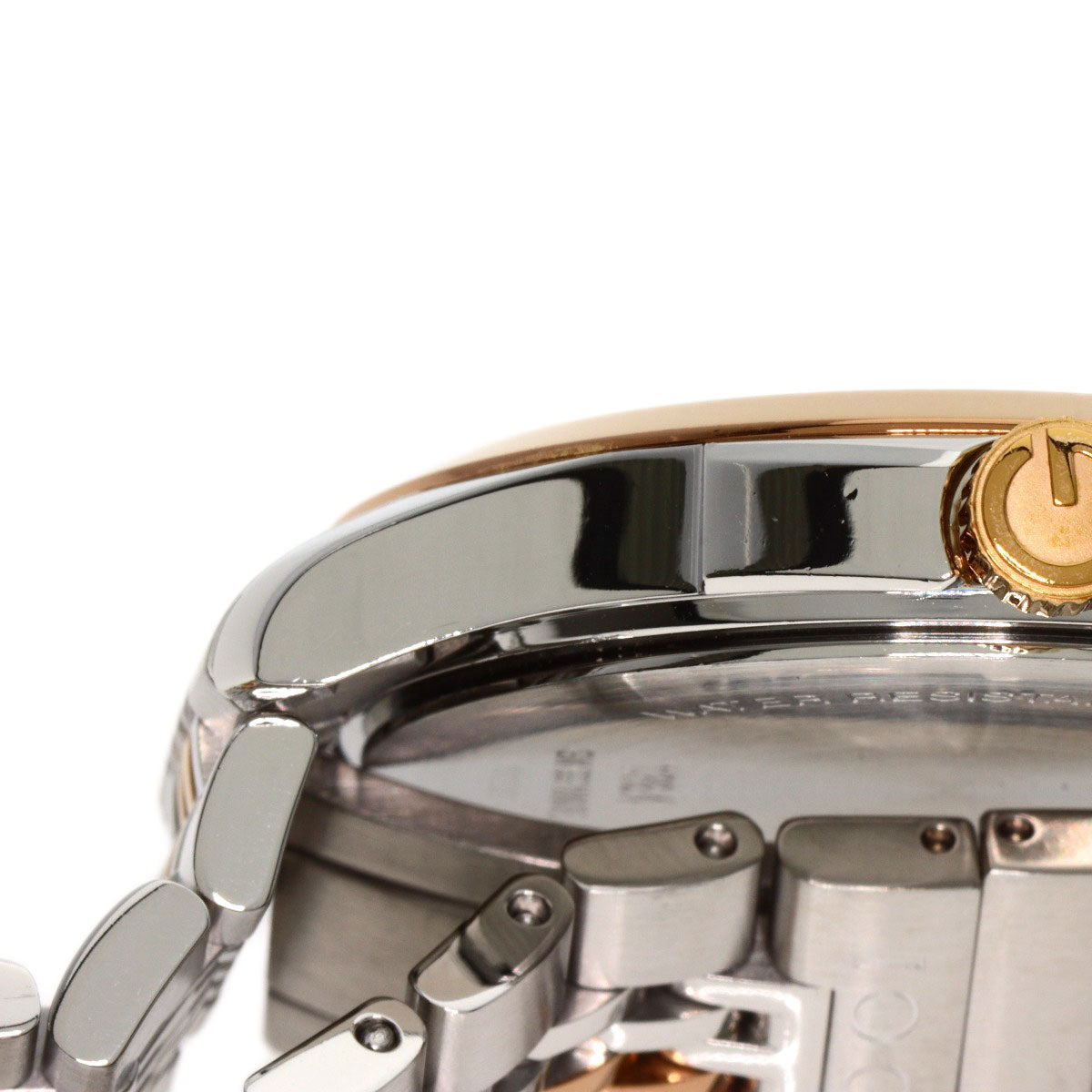 GUCCI Watches Quartz 126.4 Stainless Steel , PGP gold G timeless black dial mens Used