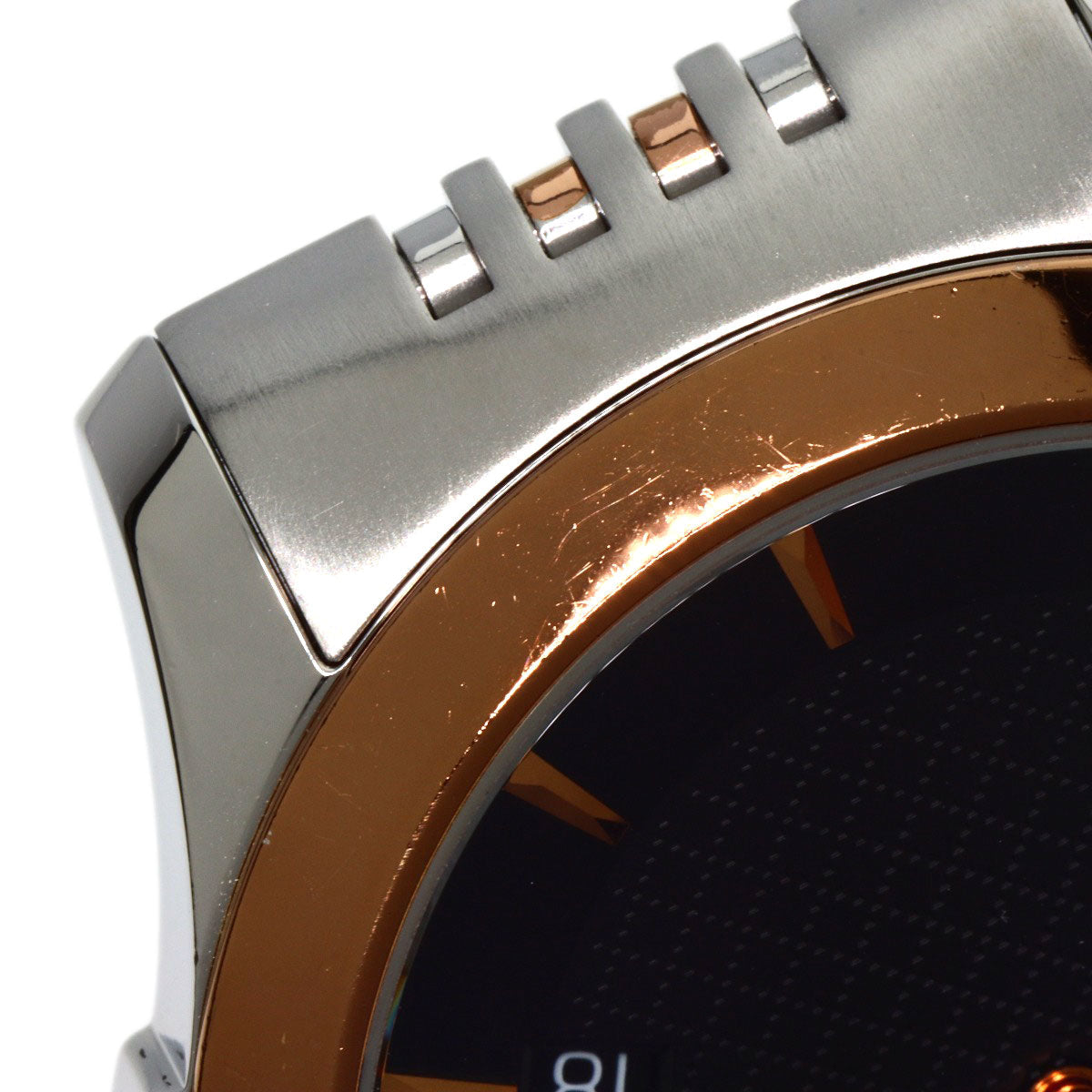 GUCCI Watches Quartz 126.4 Stainless Steel , PGP gold G timeless black dial mens Used