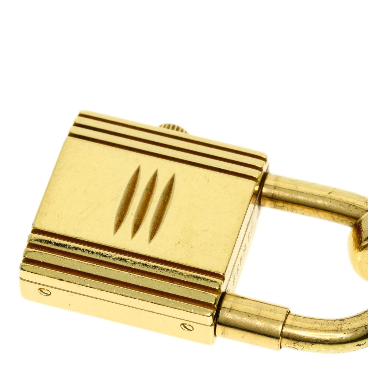 HERMES Watches Quartz Gold Plated, Leather gold Kelly watch gold dial Women Used