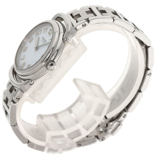 HERMES Watches Quartz PU2.210 Stainless Steel Silver Pullman white dial