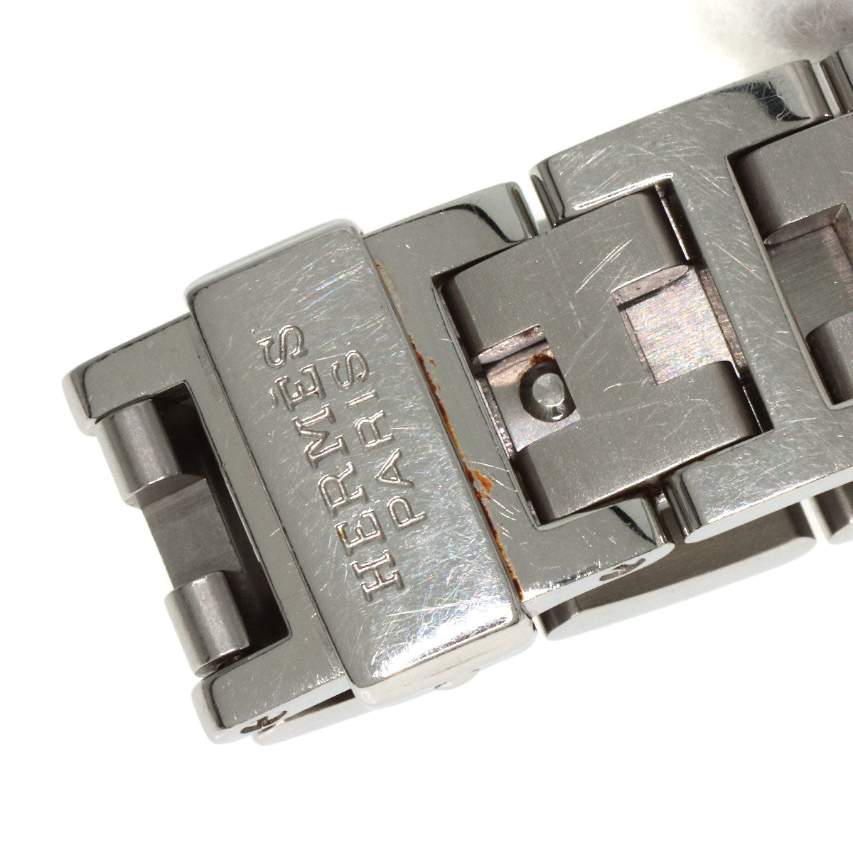HERMES Watches Quartz PU2.210 Stainless Steel Silver Pullman white dial
